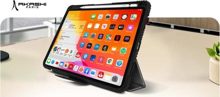 Produktbild Akashi Apple iPad Pro 11 2020 / 2018 /Air 2020 Hülle, Video-/Tastatur, - Schwarz (iPad Pro 11 2021 (3. Gen))