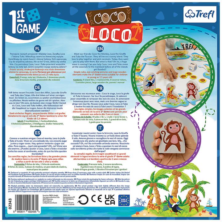 Actual product image Trefl Gra Coco Loco (German, French, Italian, English)