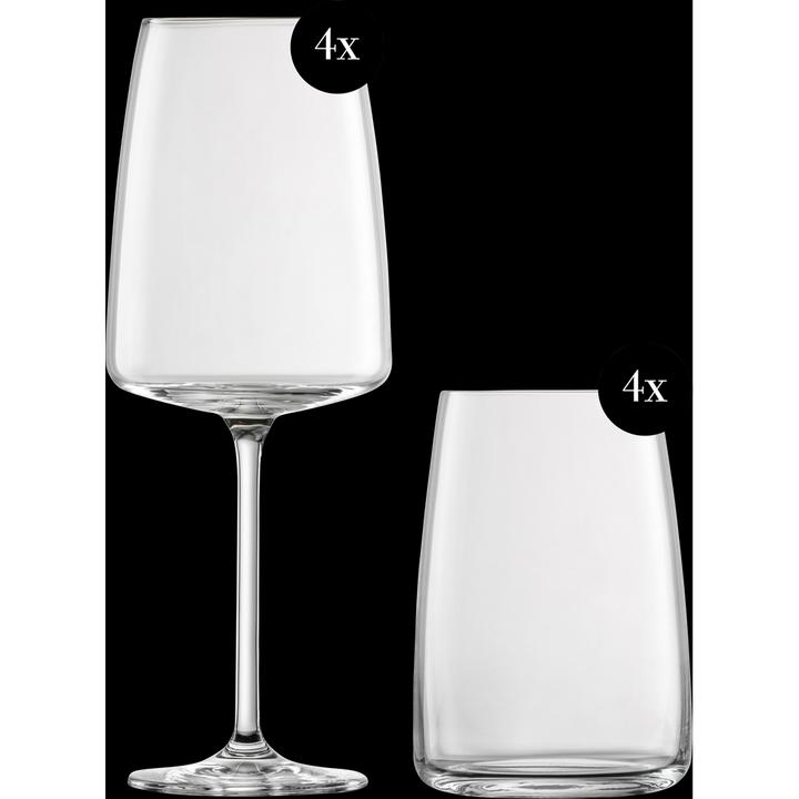 Actual product image Zwiesel Vivid Senses (53.50 cl, 8 Glasses, Wine glasses set)
