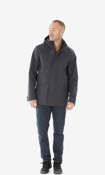 Actual product image Quechua Men's waterproof hiking jacket - NH500 (S)