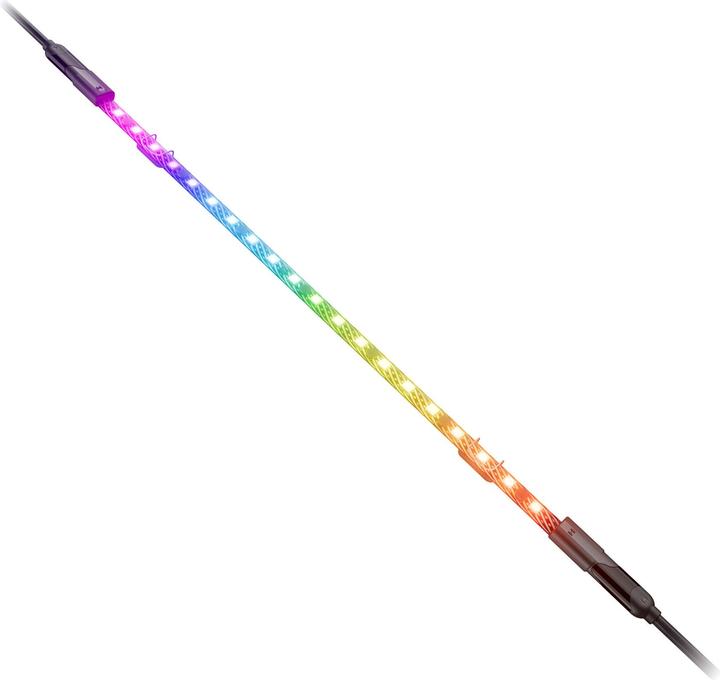 Actual product image Hyte Ls10 RGB Light Strips Blk 3pk + Np (Blue, Green, Red)