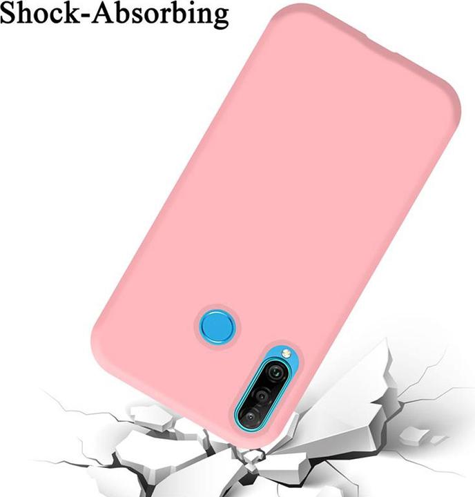Actual product image Cadorabo TPU Liquid Silicone Case Cover (Huawei P30 Lite)