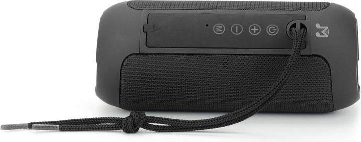 Actual product image Technaxx Bluetooth speaker, black, with microphone and FM radio function (730 h, Electrical connection)