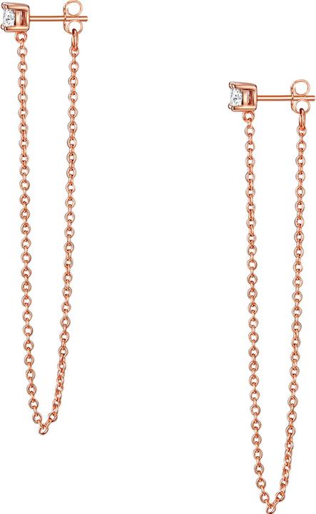 Glanzstücke München Damen Sterling Silber Zirkonia roségold - 23858 (Sterling Silber)