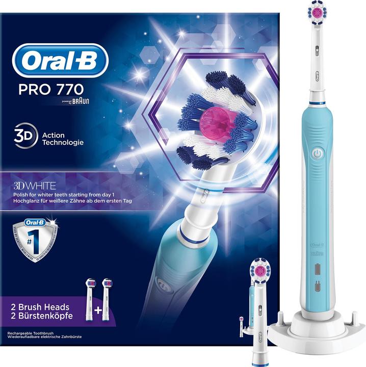 Produktbild Oral-B PRO 80285669 Elektrische Zahnbürste Erwachsener Rotierende-vibrierende Zahnbürste (Oszillierende Zahnbürste)