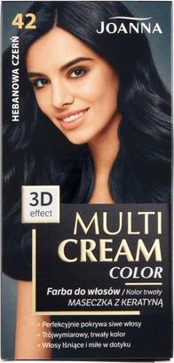 Joanna Multi Cream Color Hair Dye 42 Ebonyack (42 Hebanowa Czerń)