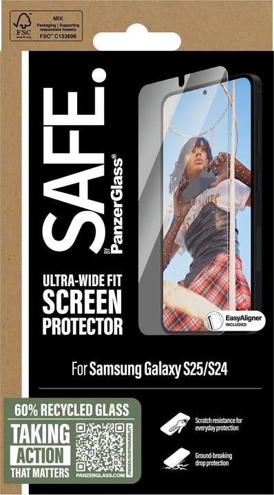 Immagine prodotto PanzerGlass SABNUWFG38388 (1 Pezzo/i, Samsung Galaxy S24, Samsung Galaxy S25)