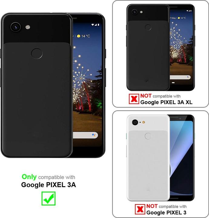 Actual product image Cadorabo Case for Google PIXEL 3A with belt clip (Google Pixel 3a)