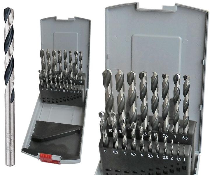 Image du produit Bosch Professional Zubehör HSS twist drill PointTeQ Set (6 mm, 1 mm, 6,5 mm, 5,5 mm, 10 mm, 1,5 mm, 7 mm, 3 mm, 5 mm, 8,5 mm, 8 mm, 2,5 mm, 9 mm, 3,5 mm, 4,5 mm, 2 mm, 7,5 mm, 9,5 mm, 4 mm)