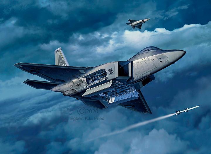 Actual product image Revell Lockheed Martin F-22A Raptor