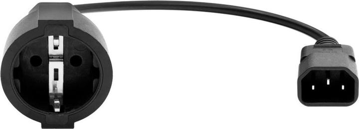 Image du produit ProXtend PC-C14FF-0002 Câble d'alimentation Noir 0,2 m Fiche d'alimentation type F Coupleur C14 (0.20 m)