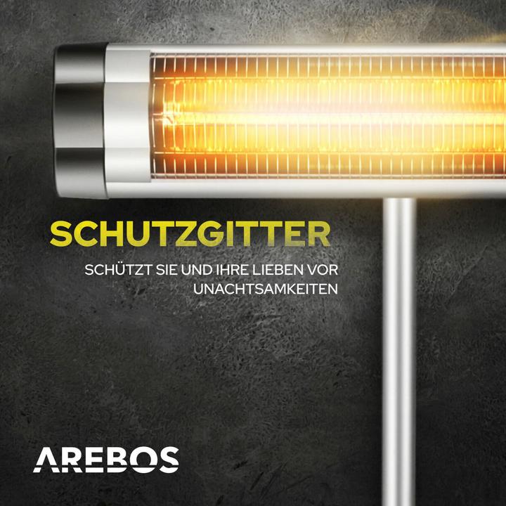 Produktbild Arebos Infrarot Heizstrahler mit Fernbedienung (2500 W)