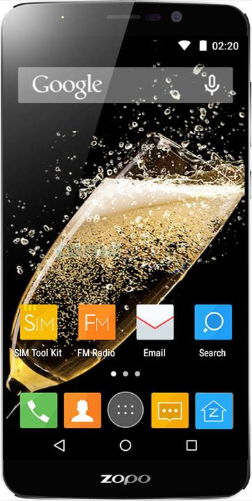 Image du produit Zopo ZP951 Vitesse 7 (16 Go, Noir/Argent, 5", Double SIM, 13.20 Mpx, 4G)