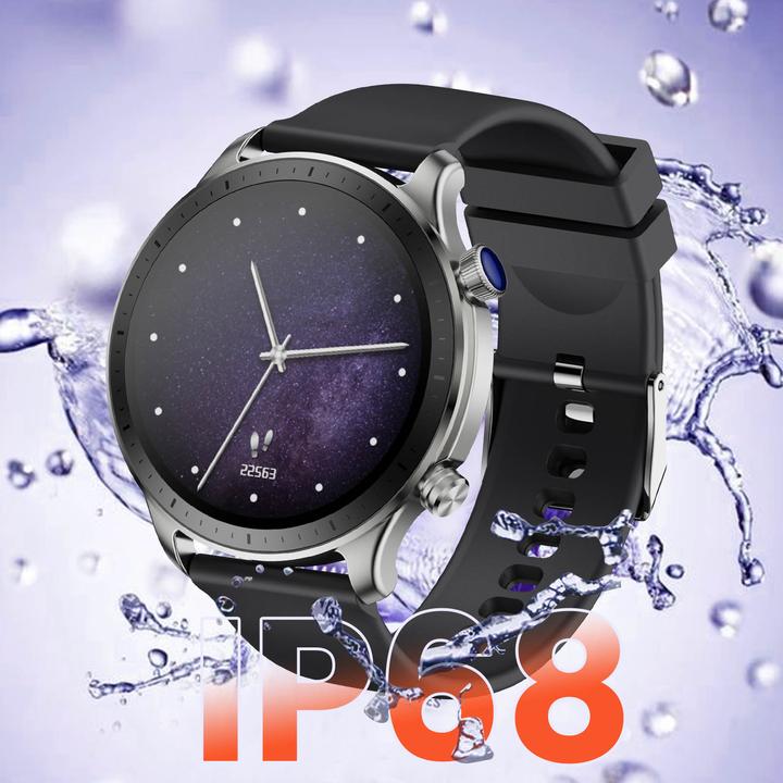 Actual product image Riversong smartwatch Motive 9 Pro space gray SW901