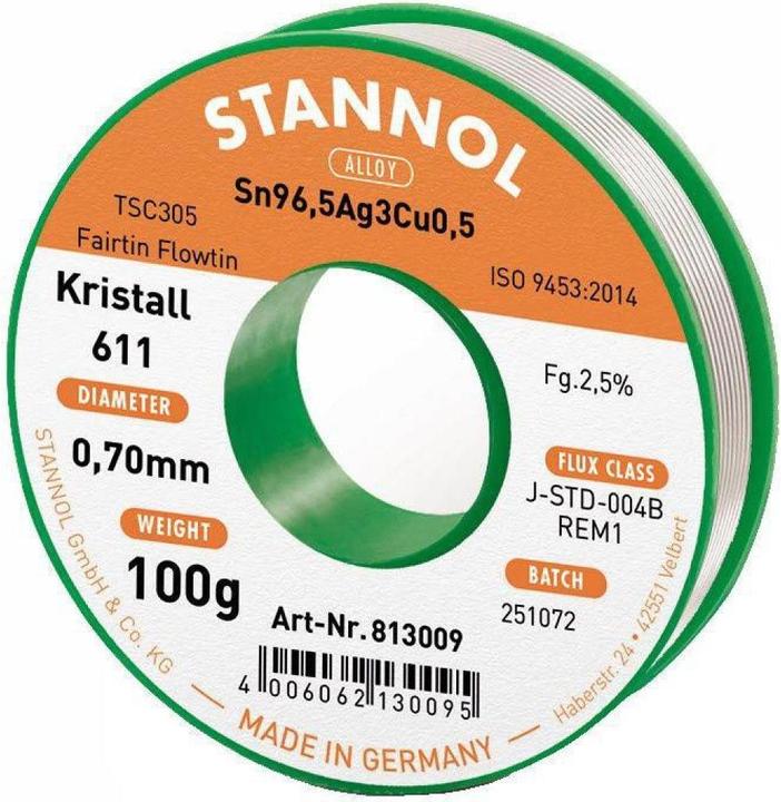 Immagine prodotto Stannol Cristallo 611 TSC (Saldatura)