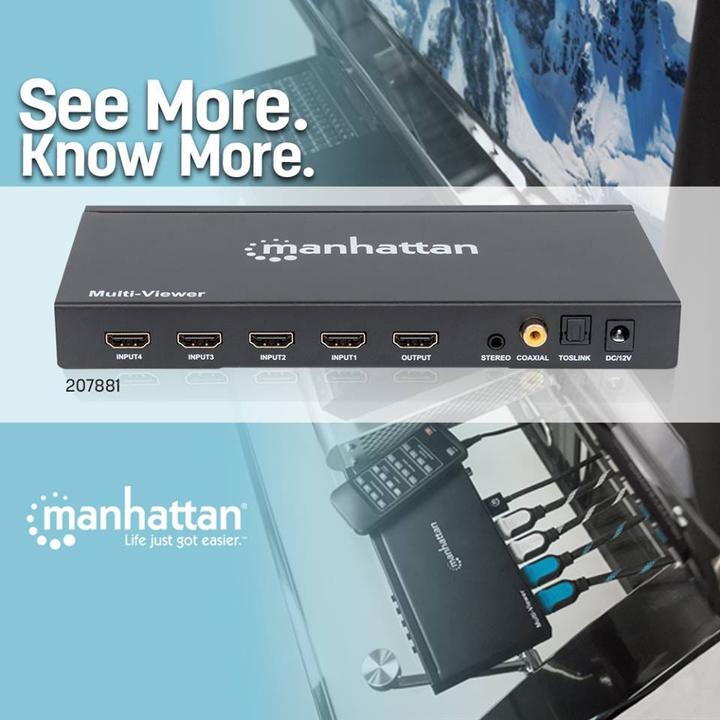 Actual product image Manhattan Multiviewer Switch