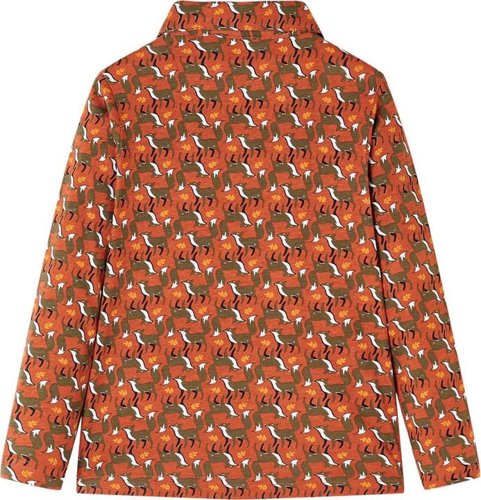 Immagine prodotto VidaXL Camicia da bambino marrone ruggine 140,Materiale: 100 % cotone,Colore (140)