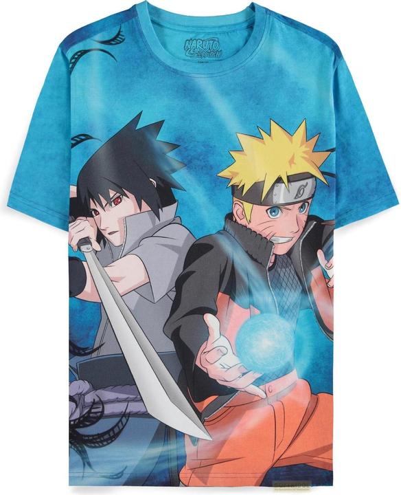 Difuzed NARUTO SHIPPUDEN - Naruto & Sasuke - T-shirt Homme (XXL) (XXL)