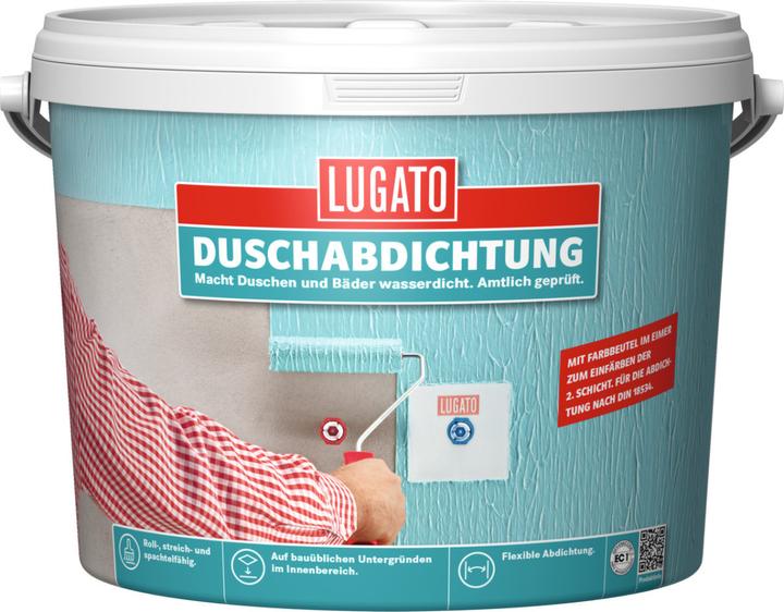 Lugato Guarnizione per doccia (7 kg, Verde menta, Blu)