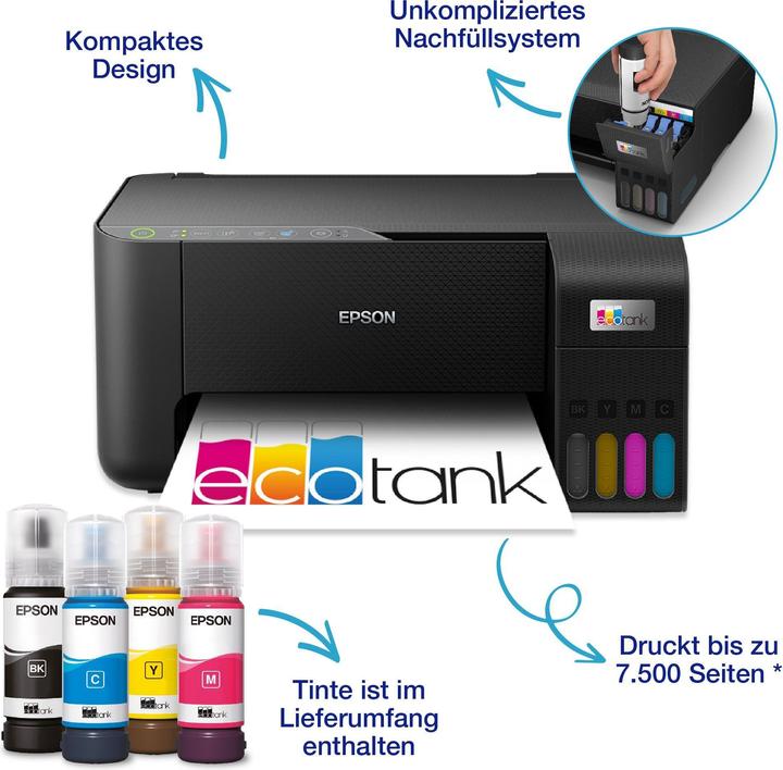 Actual product image Epson EcoTank ET-2862 (Ink tank, Colour)