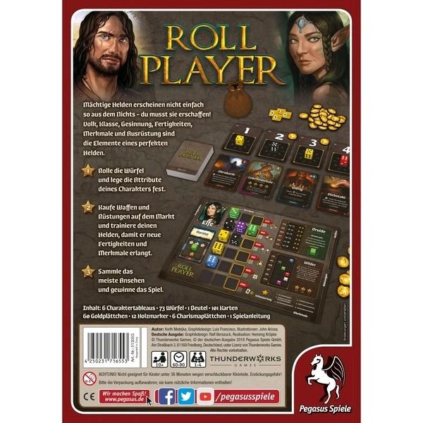 Produktbild Pegasus Kennerspiel Roll Player (Deutsch)