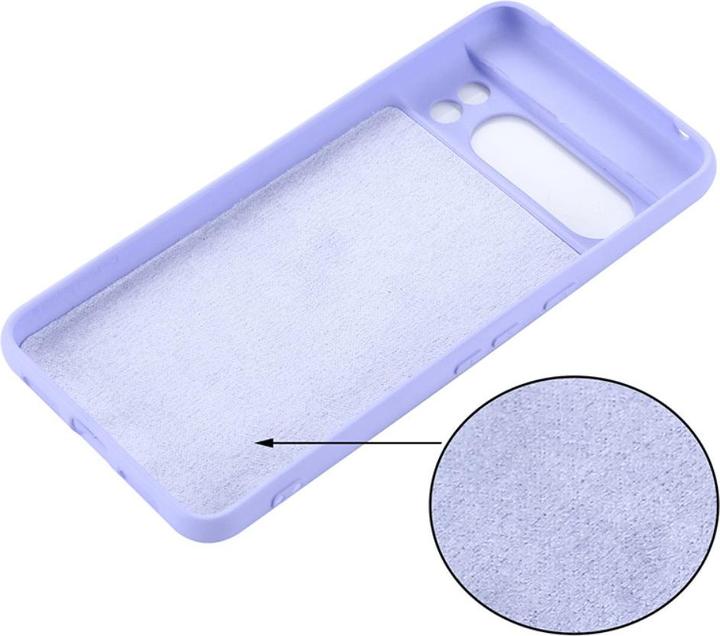 Image du produit Cover-Discount Google Pixel 8 Pro - Étui en caoutchouc silicone violet (Google Pixel 8 Pro)