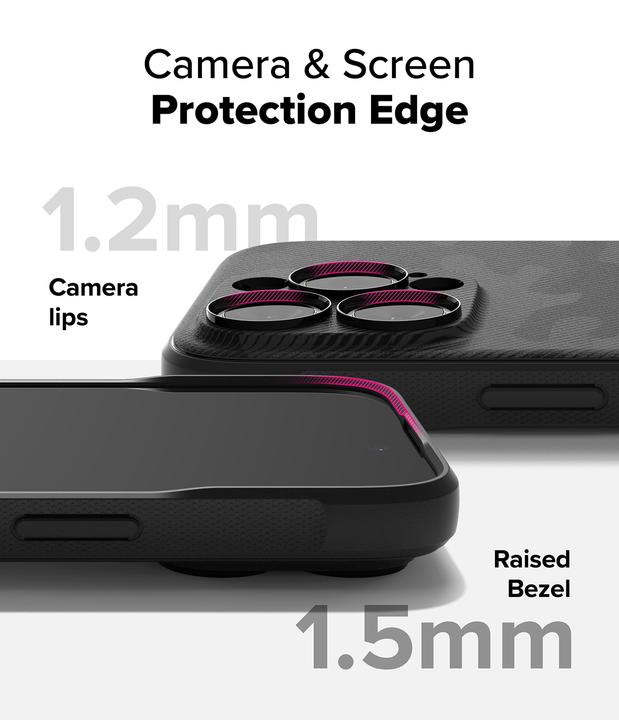 Actual product image Ringke Case for iPhone 16 Pro ONYX MAGNETIC CAMO BLACK (Apple iPhone 16 Pro)