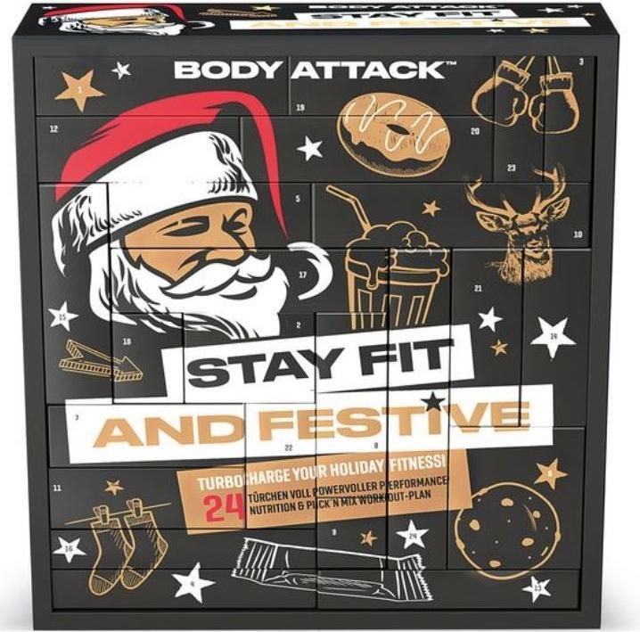 Image du produit Body Attack Calendrier de l'Avent (24 barres) (Multiflavour, 1 pcs)