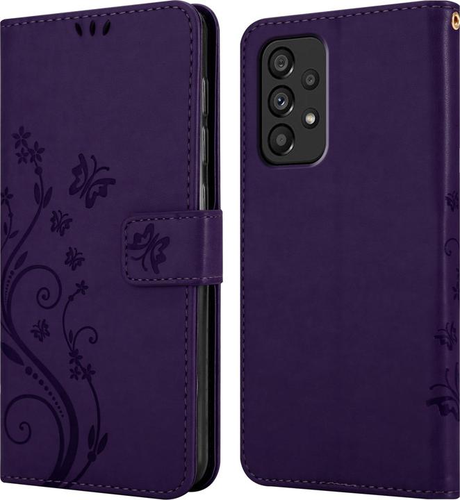 Immagine prodotto Cadorabo Custodia a libro a fiori per Samsung Galaxy A53 5G (Samsung Galaxy A53 5G)