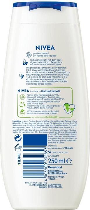 Produktbild NIVEA Pflegedusche Diamond & Argan Oil (250 ml)
