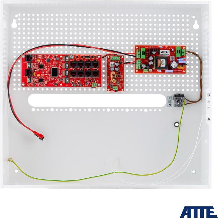Productafbeelding Atte Poe-schakelaar Met buffervoeding Ipups-8-20-H 8 poorten (10 Havens)
