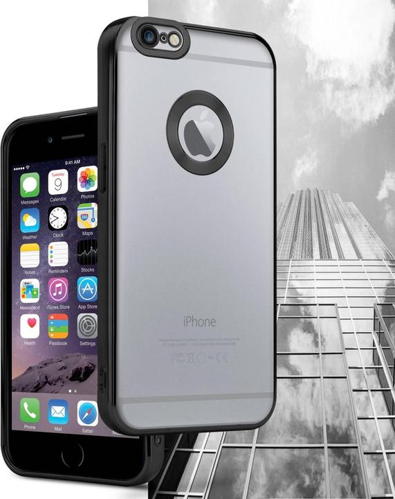 Actual product image Cadorabo TPU Chrome case with camera protection for Apple iPhone 6 / 6S (Apple iPhone 6)