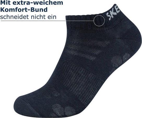 Immagine prodotto Skechers Calzini da ginnastica unisex 8-Pack (confezione da 8, 39, 42)
