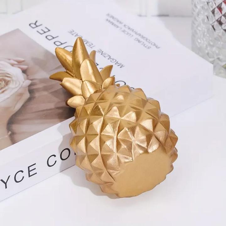 Produktbild Cbx Goldene Ananas Statue Dekoration 12.5cm (7.5 x 7.5 x 12.5 cm)