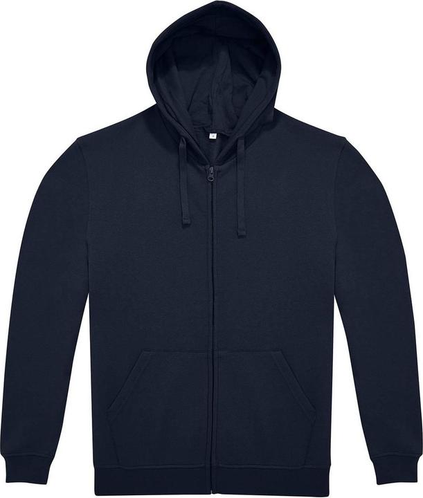 B&C ID.224 Hoodie mit durchgehendem Reissverschluss