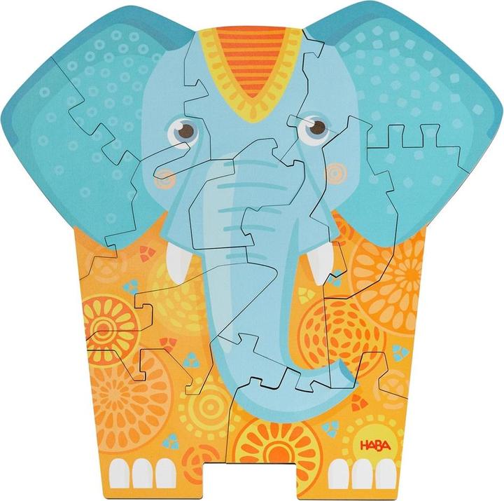 Produktbild Haba Puzzle 2in1 Elefant 12 Teile (12 Teile)