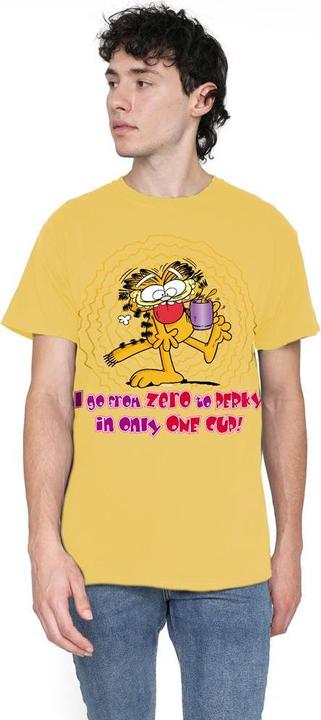 Immagine prodotto Garfield From Zero To Perky Maglietta Uomo (XL)