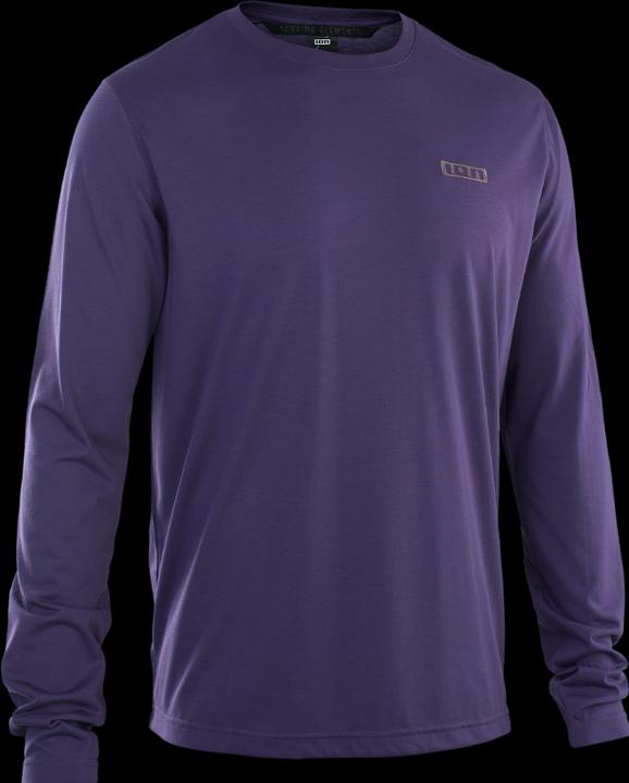 ION Bike Tee S Logo LS DR men - dark-purple (50)