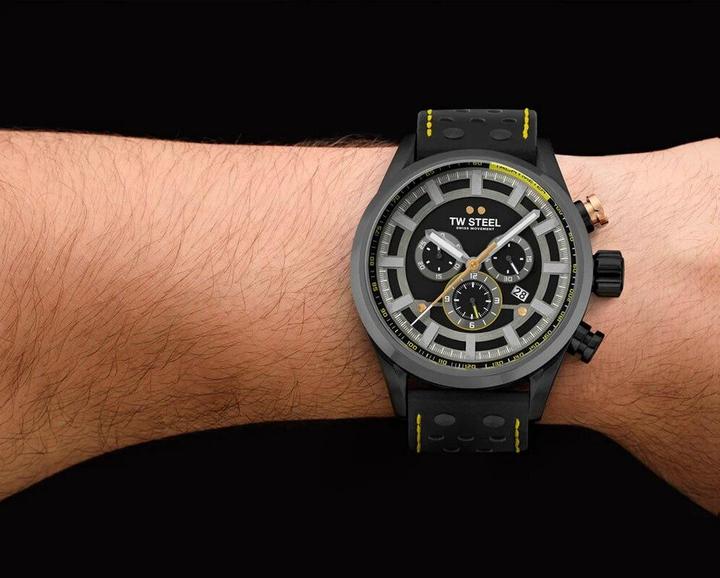 Productafbeelding TW-Steel SVS207 Fast Lane Chronograaf Limited Edition Herenhorloge 48mm 10ATM (Chronograaf)