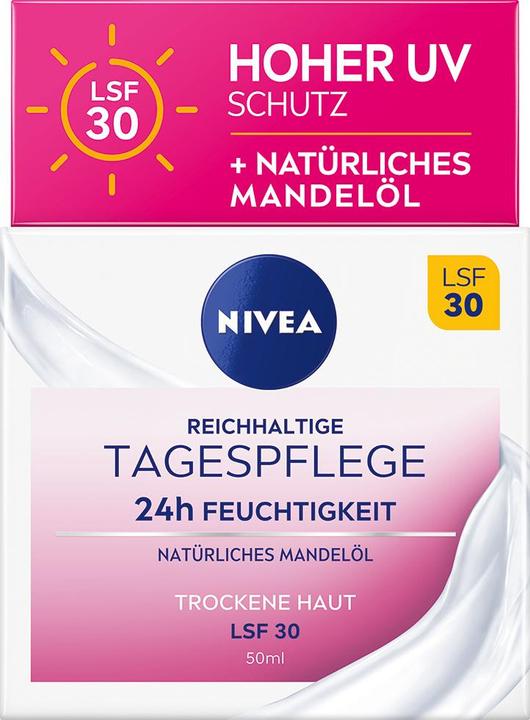 Actual product image NIVEA 24h moisture (50 ml, Day cream, SPF 30)
