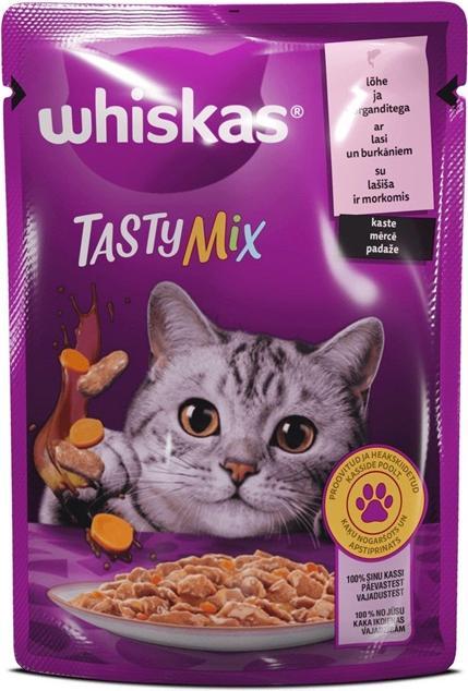 Produktbild Whiskas Cat Food Cann Adult Whisk Salm Carro 85g (85 g)