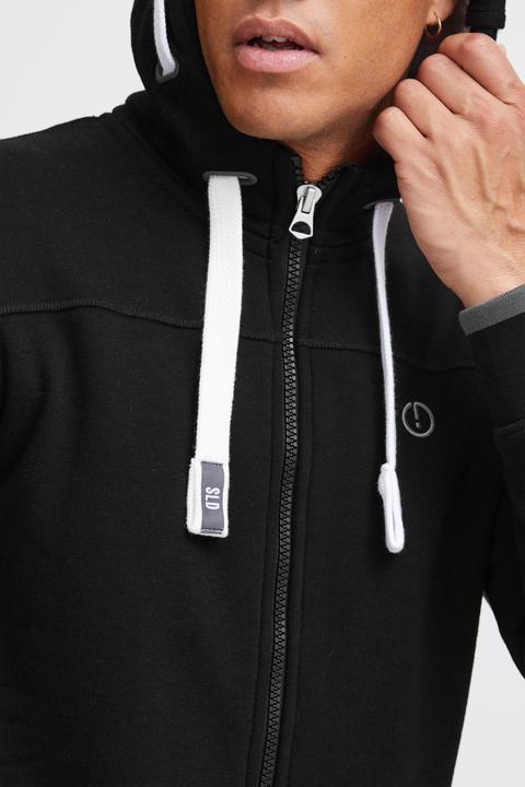 Actual product image Solid BenjaminZip Pile Men's Zip Up Sweater Zipper Jacket With Teddy Fleece With Hood With Teddy Fur (S)
