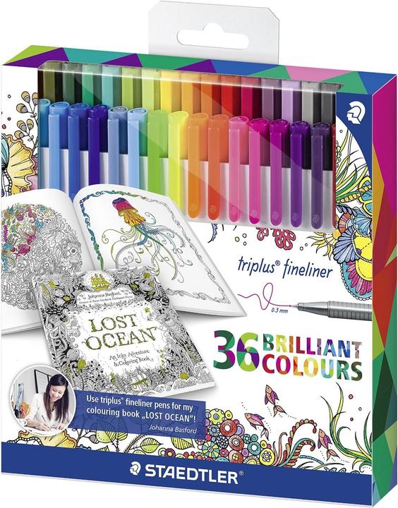 Staedtler Triplus Johanna Basford Edition (Multicoloured, 36 x)
