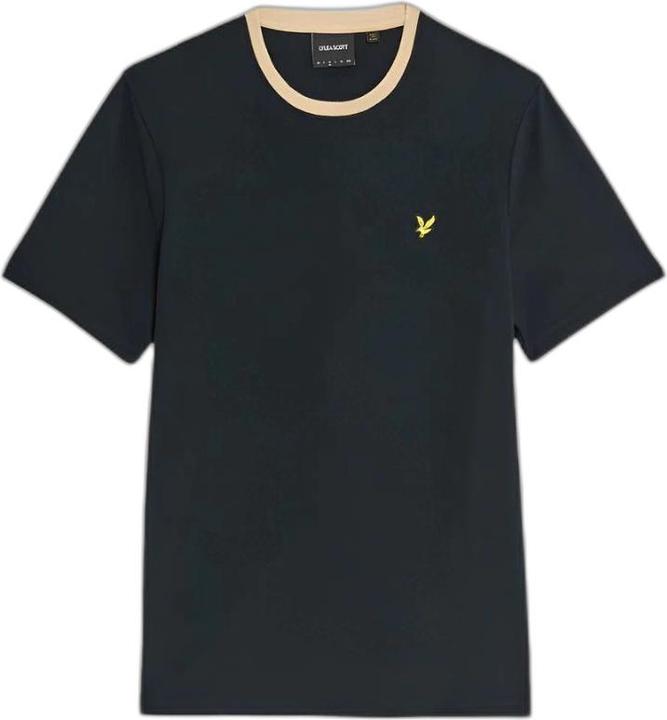 Actual product image Lyle and Scott Contrast collar T-shirt (L)
