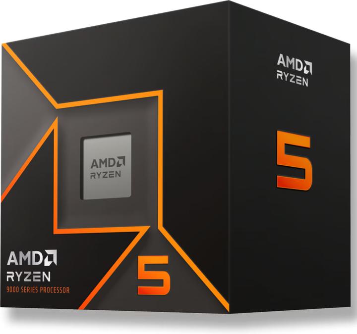Actual product image AMD Ryzen 5 9600 (AM5, 3.80 GHz, 6 -Core)
