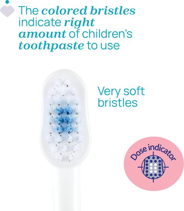 Actual product image Chicco Toothbrush, HIPPO - 3 - 6Y (Extra soft, 1 x)