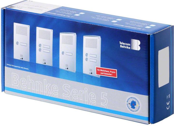 Produktbild Telecom Behnke 5-0060 Serie 5 Aufputz-Set mit 1 Ruftaste (Edelstahl)