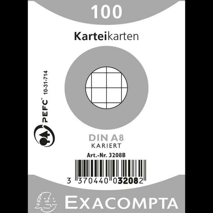 Immagine prodotto Exacompta Schede A8 (55 x 74 mm, 205 g/m², 100 x)