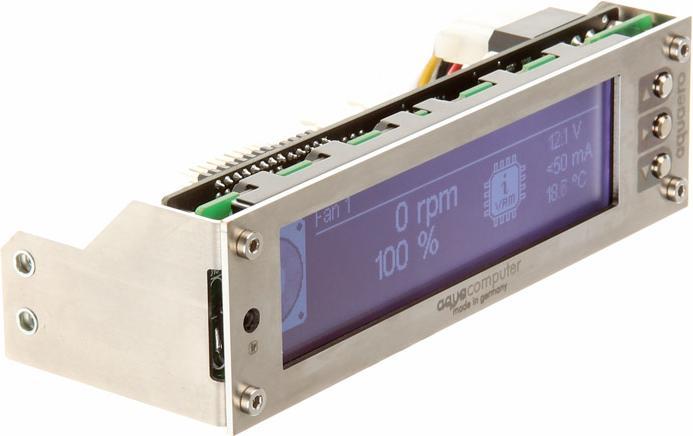 Actual product image Aqua Computer aquaero 6 PRO USB fan controller, graphic LCD