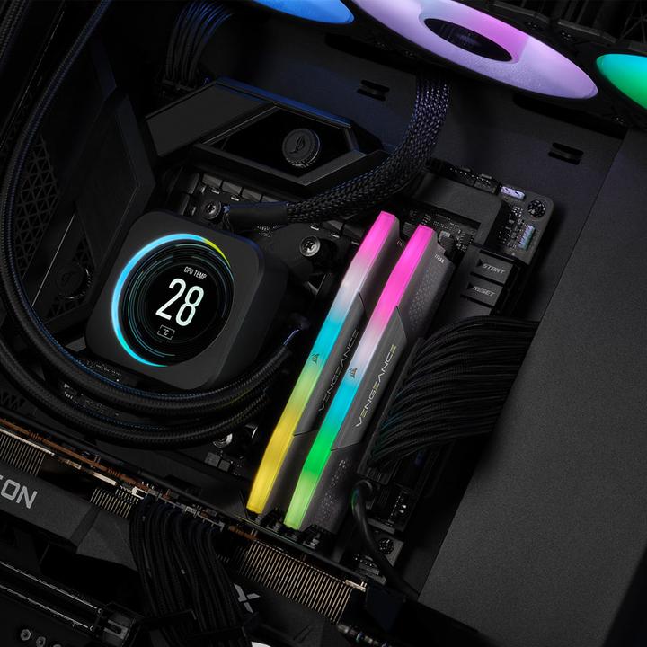Immagine prodotto Corsair Vengeance RGB (2 x 16GB, 6000 MHz, RAM DDR5, DIMM)